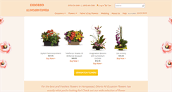 Desktop Screenshot of diioriosflowershop.com
