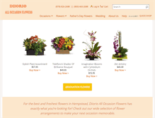 Tablet Screenshot of diioriosflowershop.com